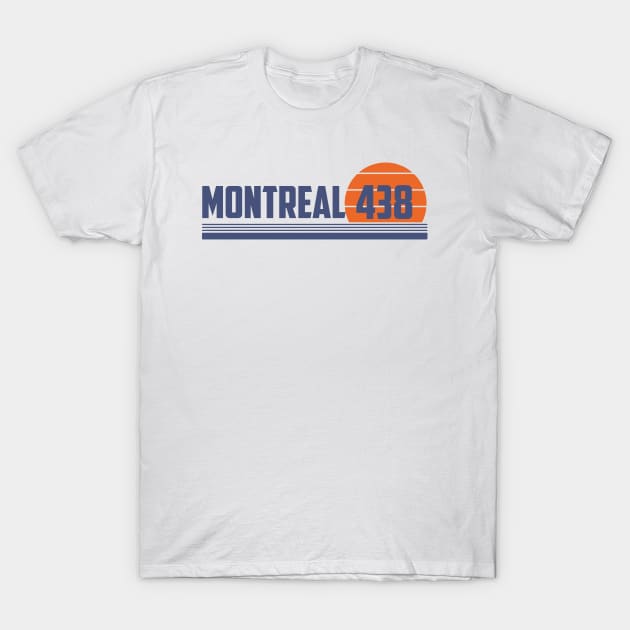 438 Montreal Quebec Area Code T-Shirt by Eureka Shirts